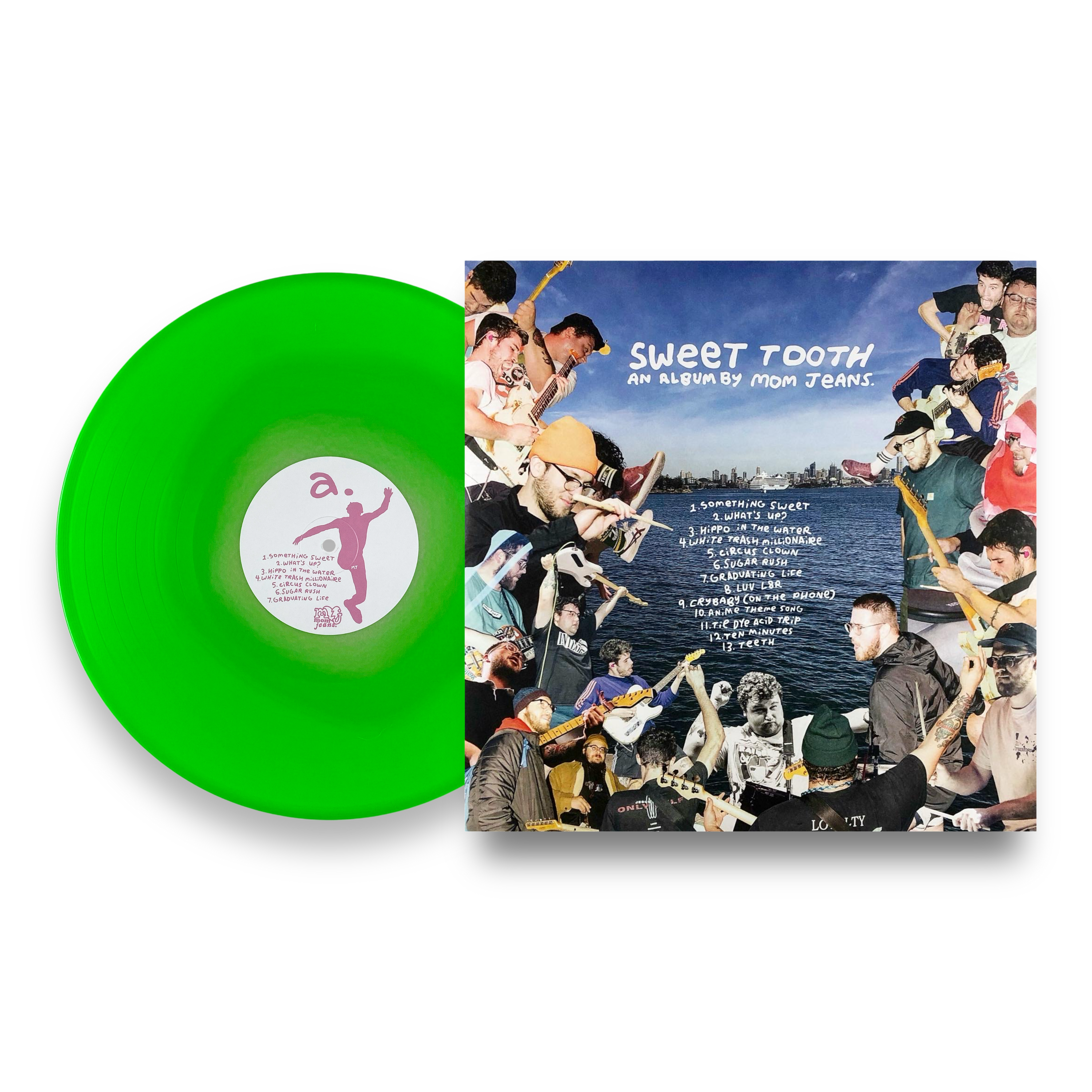 Sweet Tooth Vinyl - Pink/Green