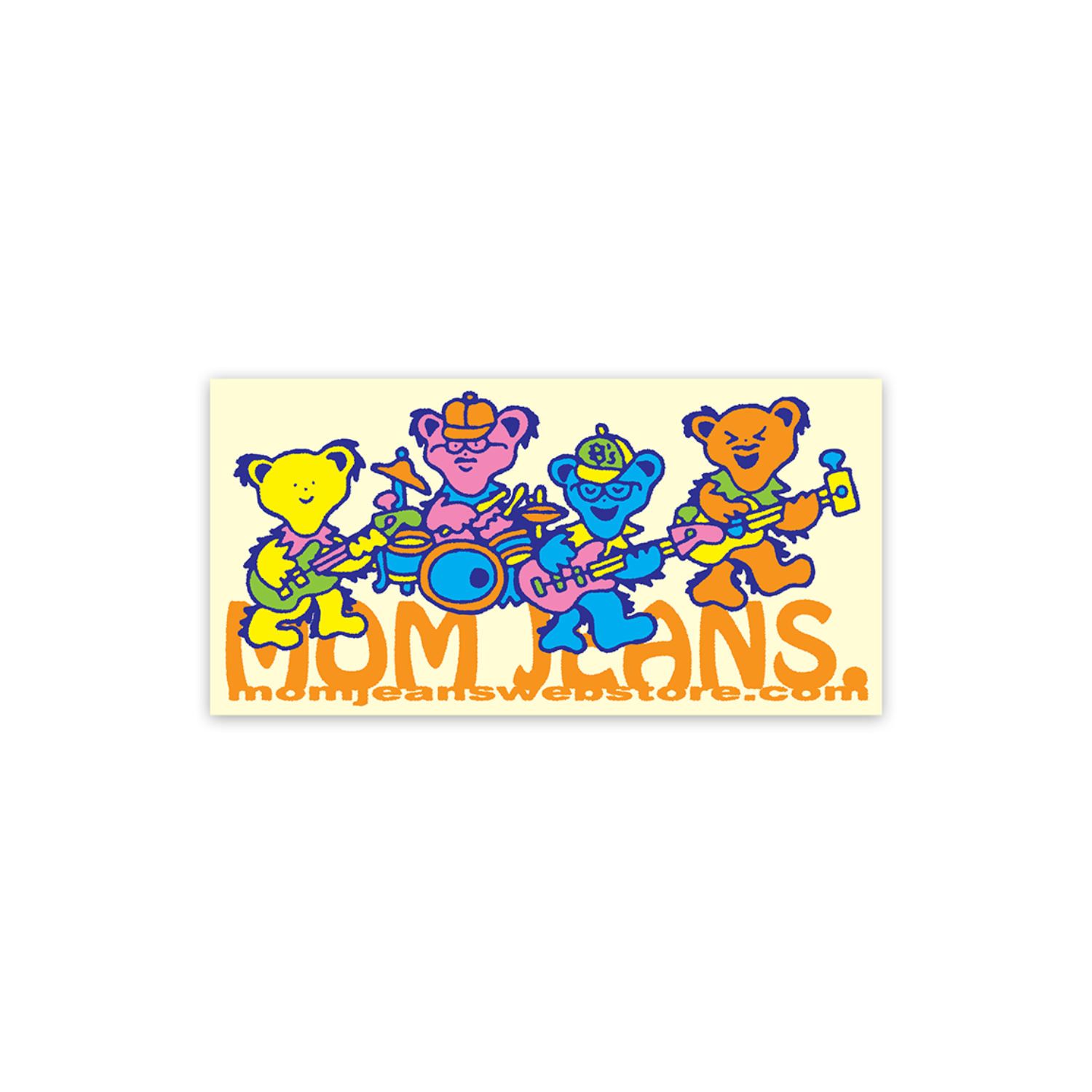 MJ Bear Bumper Sticker